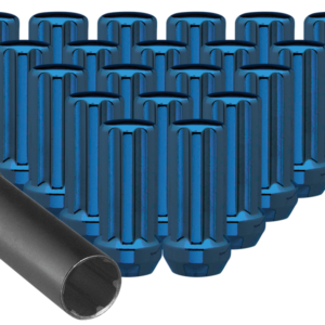 Ceco CD3809LBL-24 - (24) BLUE 7 SPLINE NUT 14X1.50 48mm HEIGHT