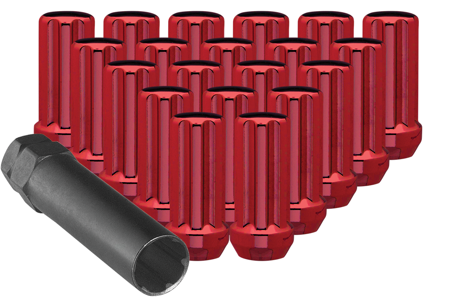 Ceco CD3809LRD-24 - (24) RED 7 SPLINE NUT 14X1.50 48mm