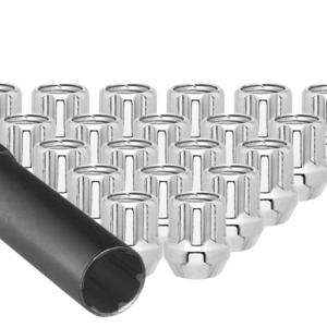 Ceco CD3810L-20OE - (20) Chrome Open 7 Spline Nuts 9/16" 25mm