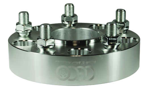 (2) Bolt-on Spacer Dual 5x114.3 14x1.50 1.00" C70.50mm W/LIP