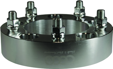 (2)Bolt-On Spacer Dual 5x114.3 12x1.5 1.25" CB74.1mm W/O LIP