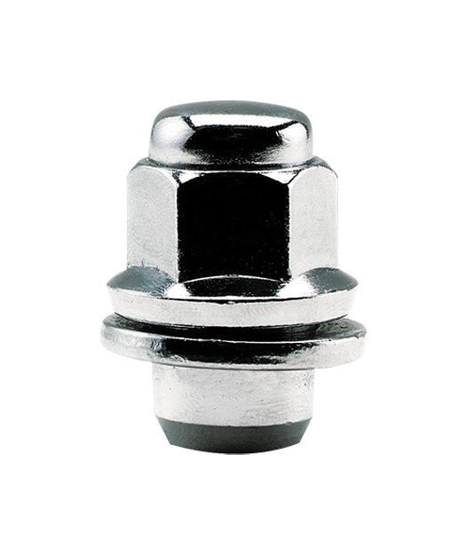 Ceco CD5304 - (1) Chrome Medium Mag Nut W/Washer 1/2 37mm 21mm Hex