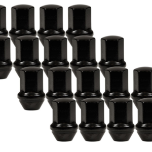 Ceco CD7110LBK-20 - (20) BLACK DUP.BULGE ACORN NUTS 9/16" 44mm H 22mm HEX (OEM Dodge)