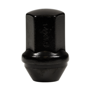 Ceco CD7169LBK-100 - (100) Black Bulge Acorn Dodge OEM Style Nut 14X1.5 44mm 22mm Hex