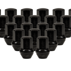 Ceco CD7169LBK-20 - (20) BLACK DUP BULGE ACORN NUTS 14X1.5 44mm H 22mm HEX (OEM Dodge)