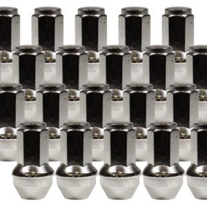 Ceco CD7209-24 - (24) CHROME OEM BULGE ACORN FORD 14X1.5 54mm HEIGHT 21mm HEX