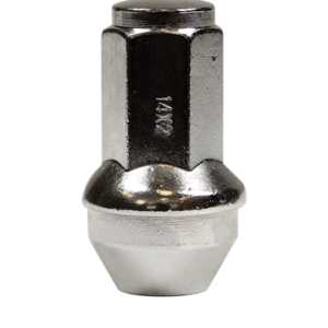 Ceco CD7250 - (1) Chrome Duplex Bulge Acorn Ford OEM Style Nut 14X2.0 54mm 21mm Hex