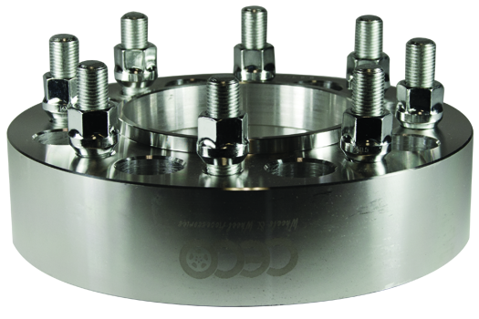 (2) Bolt-on Spacer Dual 8x170 2.00" CB125 W/LIP