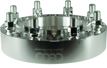 (2) Bolt-on Spacer Dual 8x180 1.50" C124.10mm W/LIP