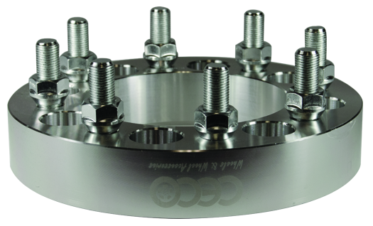 (2) Bolt-on Spacer Dual 8x165.1 14X1.50 1.50" C126.15mm