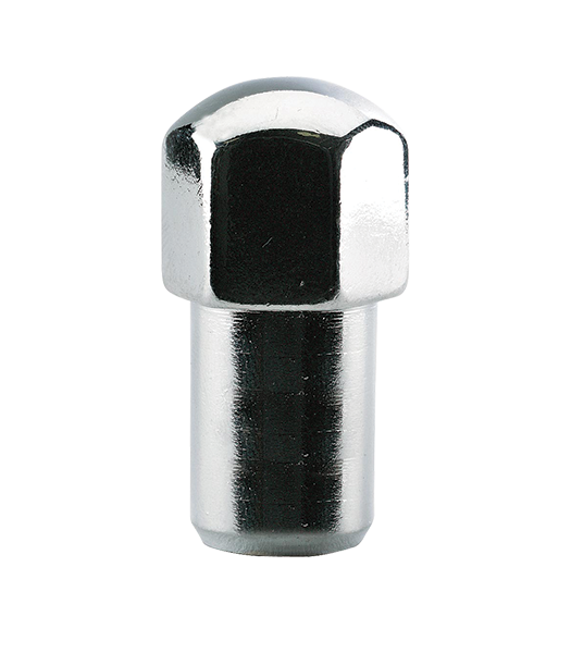 Ceco CD9009 - (1) Chrome Dome Top Duplex Mag Nut 14X1.5 48mm 22mm Hex