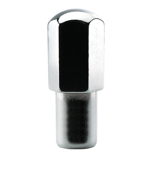 Ceco CD9210 - (1) Chrome Dome Top XL Duplex Mag Nut 9/16 60mm 22mm Hex