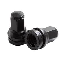 Ceco CD9829BK - (1) Black Ford OEM Style Flat Seat Nut 14x1.5 48mm 21mm Hex
