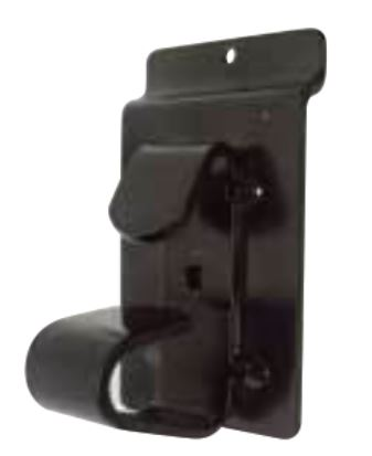 (10) Slat Wall Hook Wheel Display Load Rating 34lb Black