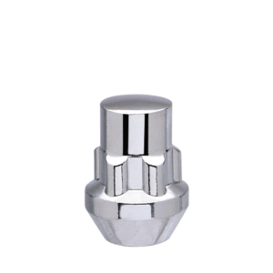 Ceco CDW40200S - (4) Chrome 7/16" RH Cone Seat Wheel Locks Socket Style 1.26" Long
