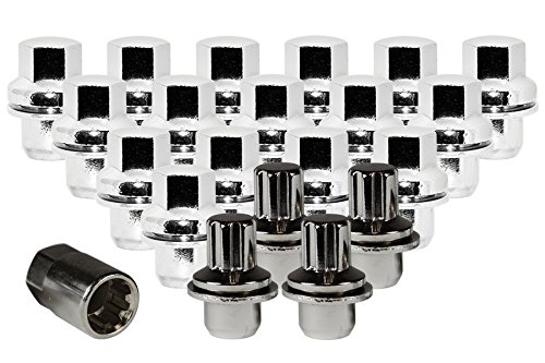 Ceco CD711148-5LLK - (16+4 locks) CHROME OEM NUT RANGE ROVER 14X1.5 22mm HEX - Image 2