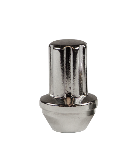 Ceco CDWL7169L - (4) Chrome Duplex Cone Seat Wheel Locks Chevy/GMC/Dodge OEM Style14x1.5 44 mm