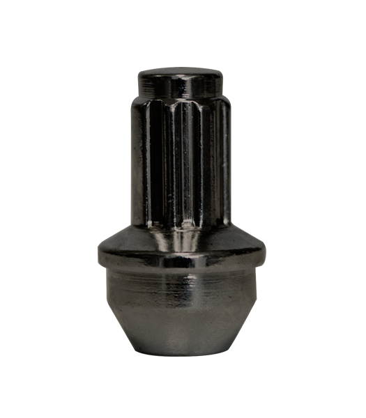 Ceco CDWL7209BK - (4) Black Duplex Cone Seat Wheel Locks Ford OEM Style 14x1.5 54 mm