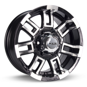 RTX® (Offroad) - 081009 - Crush - Black Machined - 16x8 5x114.3 ET12 CB73.1