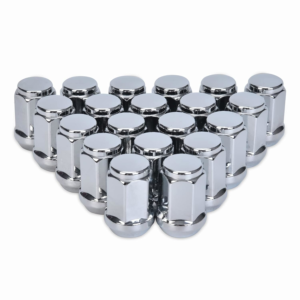 Ceco CD1909SL-24 - (24) Chrome Bulge Acorn Lug Nuts 14x1.50 44mm 19mm Hex