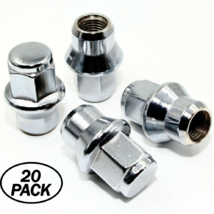 Ceco CD7107-20 - (20) Chrome Chrysler Bulge Mag Lug Nuts 44mm 12x1.50 19mm Hex