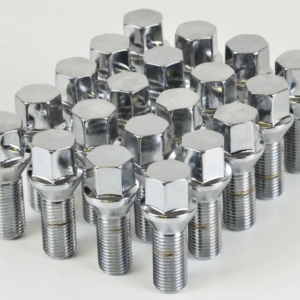 Ceco CD1821-20 - (20) Chrome Cone Seat Bolts 12x1.25 28mm 17mm Hex