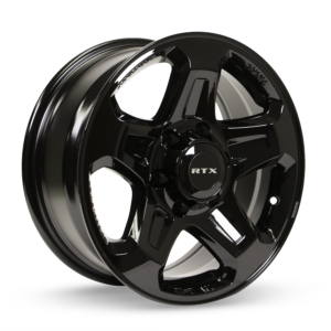 RTX® (RTX) - 082740 - Courier - Gloss Black - 16x7 6x130 ET30 CB84.1