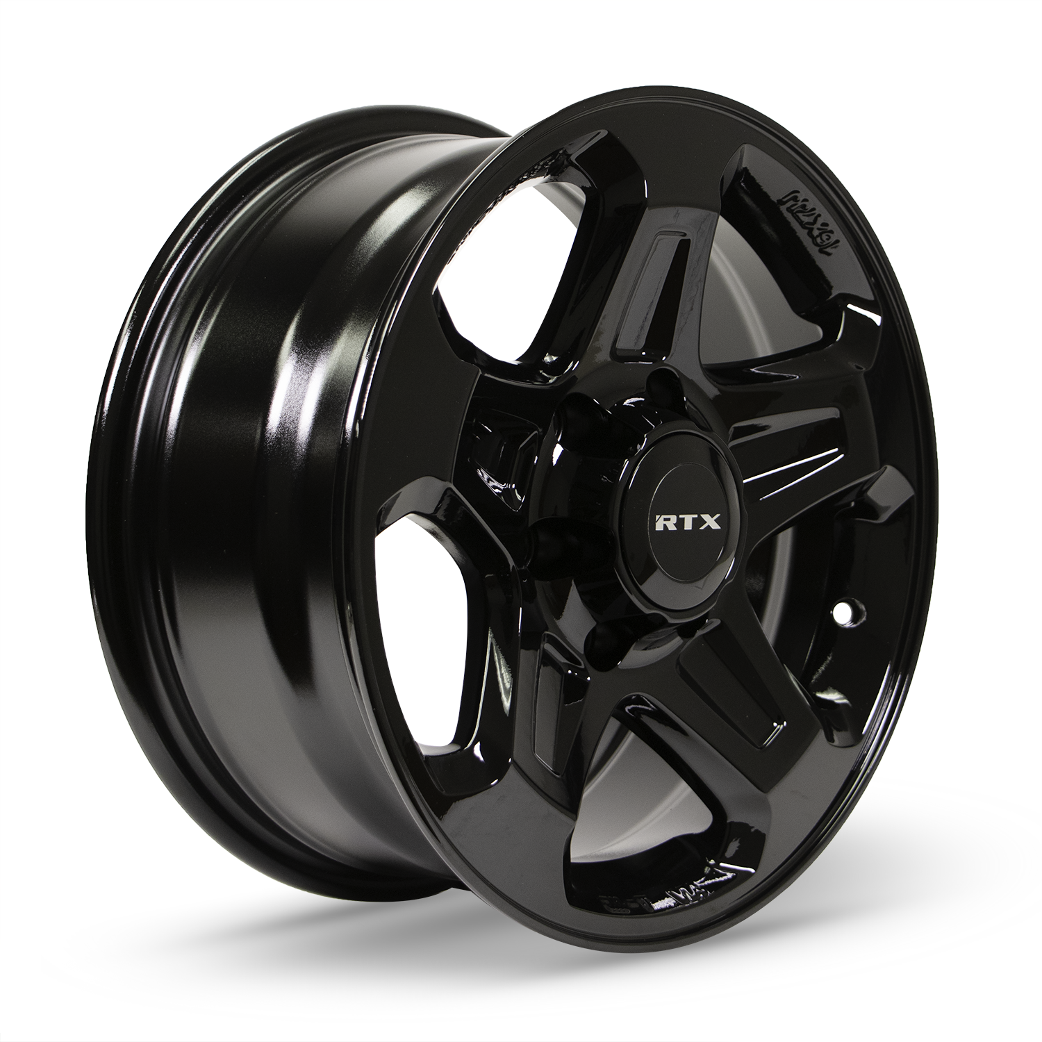 RTX® (RTX) - 082740 - Courier - Gloss Black - 16x7 6x130 ET30 CB84.1 - Image 3