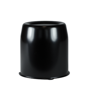 Push Thru Black Hub Cover Closed 3.30" Dia 3.50" Tall