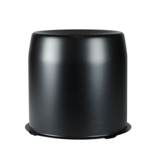 Push Thru Black Hib Cover Closed 5.12" Dia 4.95" Tall