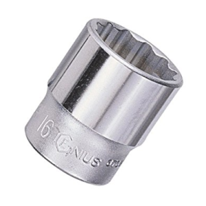 3/8"DR. 16MM CHROME HAND SOCKE