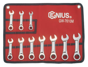 13mm Stubby Combination Ratcheting Wrench 108mmL