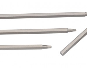 1/4" Hex Shank, S#1 Square Screwdriver Bit 200mmL