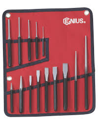 KIT PUNCH & CHISELS 14 PCS