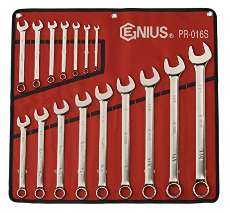 16PC.SAE COMBINATION WRENCH SET 1/4"-1 1/4"