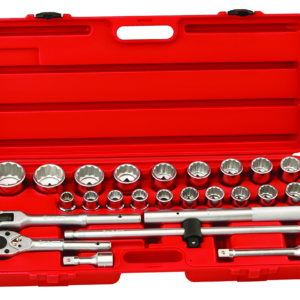 SOCKET SET 3/4"DR CHROME 19TO5