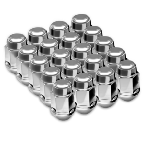 RTX® - N0906-20 - Lug Nut Kits - Hex Lug Nuts - 20 Nuts - Chrome - Conical - 12M X 1.25