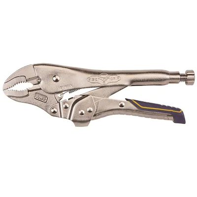 10" CURVED JAW LOCKING PLIERS W/WIRE CUTTER
