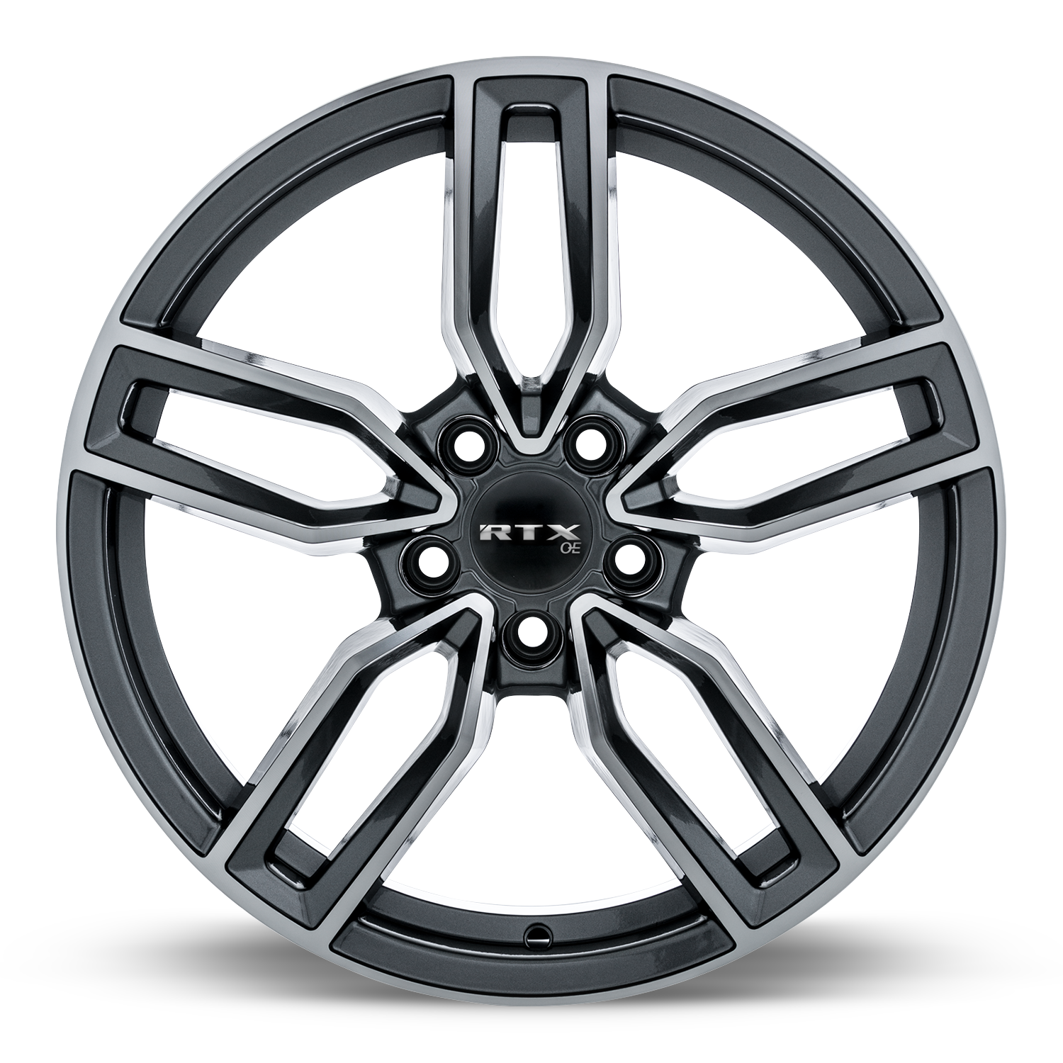 RTX® (OE) - 507406 - Kempten - Satin Black with Machined Face - 19x8 5x112 ET35 CB66.6 - Image 2