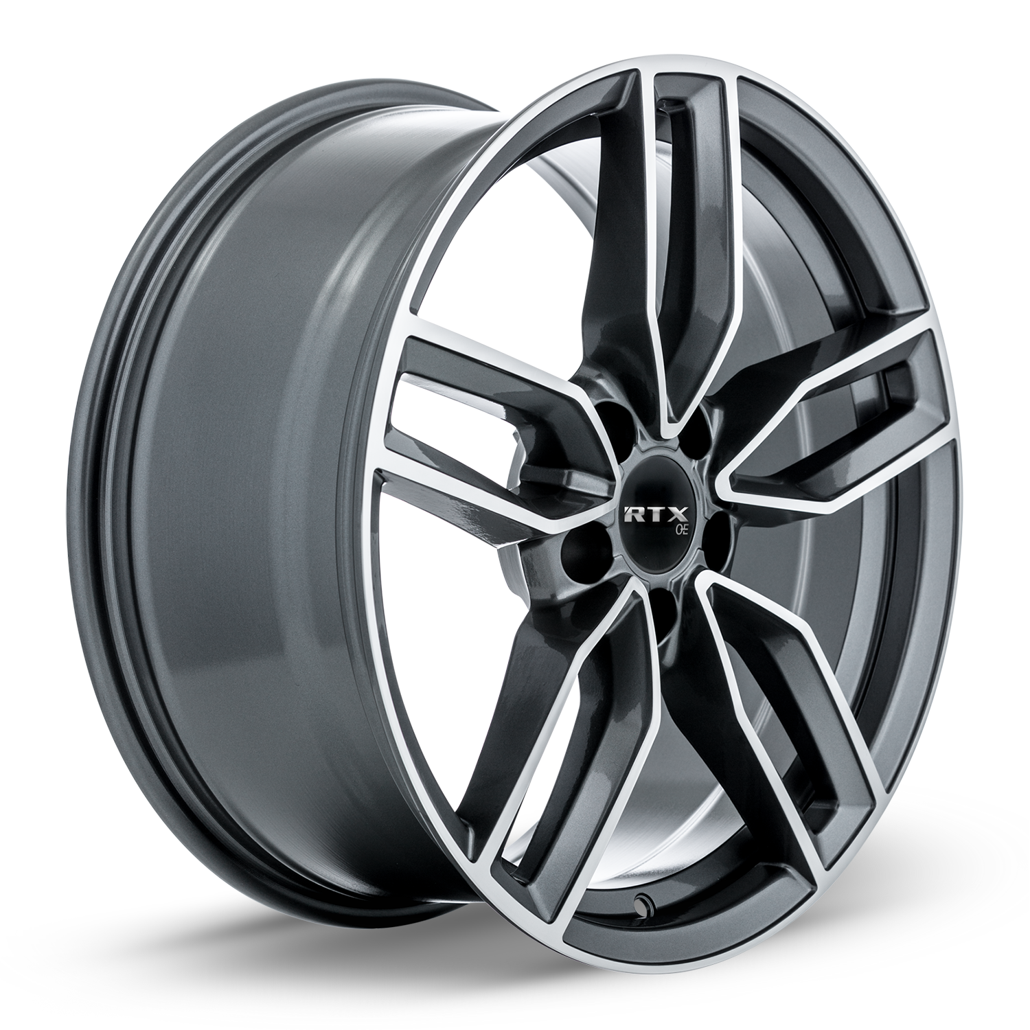 RTX® (OE) - 507406 - Kempten - Satin Black with Machined Face - 19x8 5x112 ET35 CB66.6 - Image 3