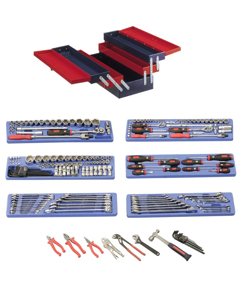 190PCS MET & SAE MECHANIC TOOL SET WITH TOOL CHEST