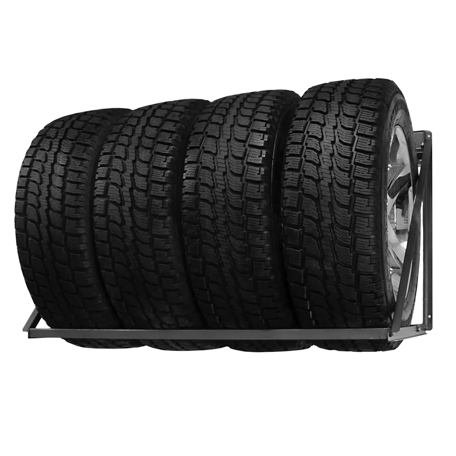 WALL MOUNT TIRE RACK 48"X28" - Image 2