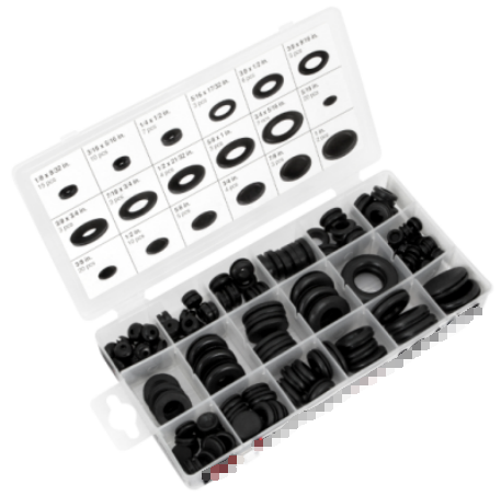125 PCS RUB. GROMMET SET