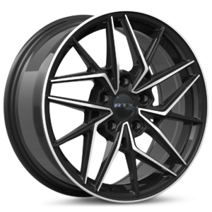 RTX® (R-Spec) - 083322 - RS11 - Gloss Black Machined - 18x8 5x114.3 ET42 CB73.1