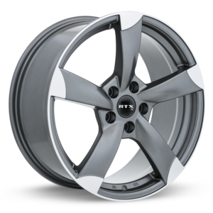 RTX® (OE) - 082479 - RS II - Satin Gunmetal Machined - 17x7.5 5x112 ET45 CB57.1