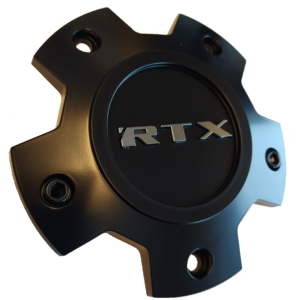 RTX 1124L129B1M5CH - Center Cap Satin Black RTX Chrome Adventure 5x130 (3) M6xL10