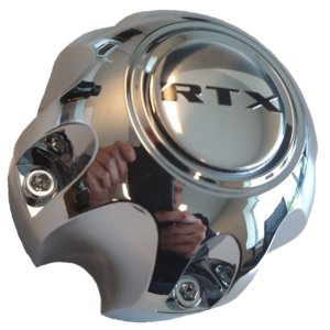 RTX CAPOR688L105 - Center Cap & LOGO Chrome with RTX Offroad Black M6xL38