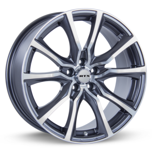 RTX® (RTX) - 083371 - Contour - Gunmetal Machined - 15x6.5 5x100 ET38 CB73.1