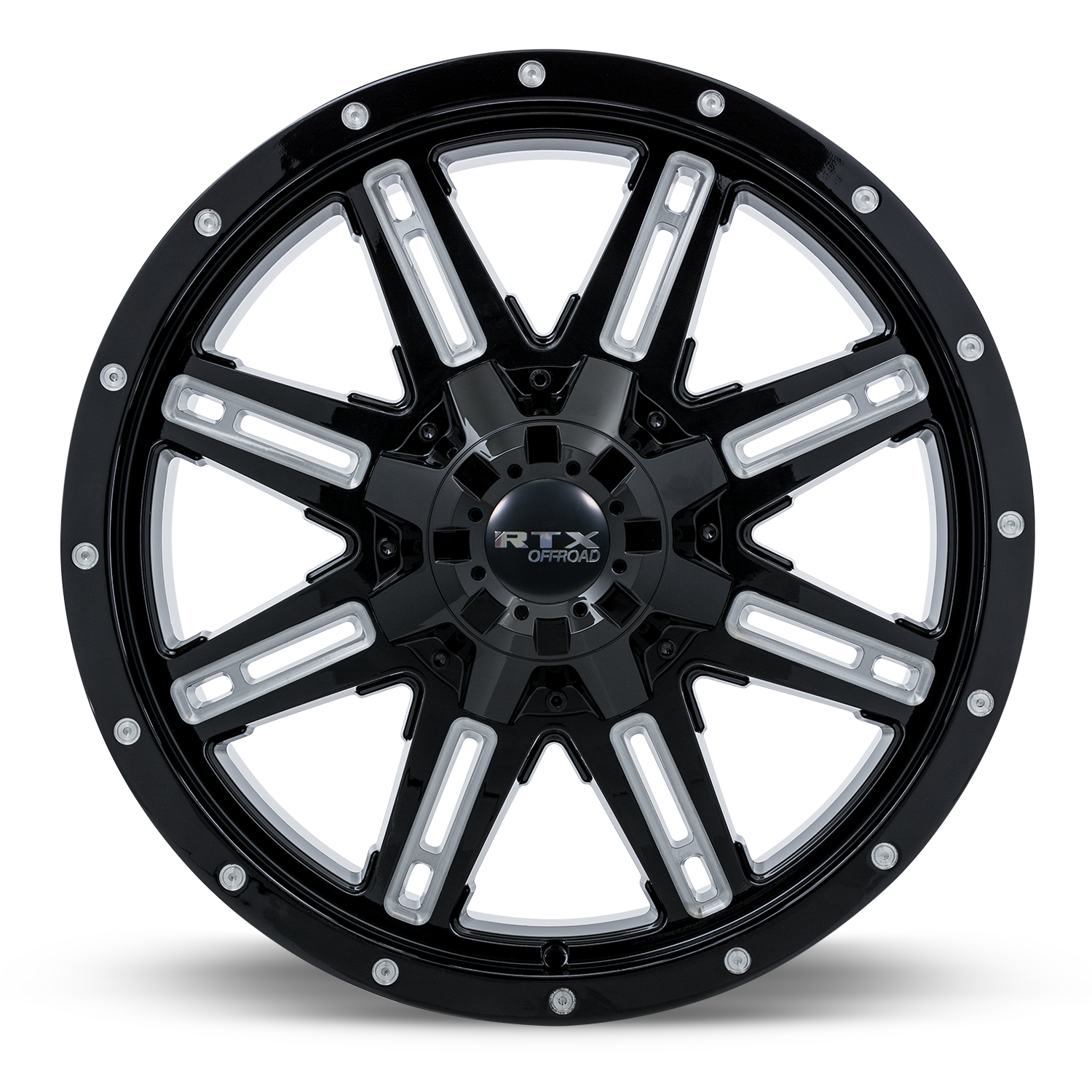 RTX® (Offroad) - 082086 - Ravine - Black Milled - 17x8 6x139.7 ET10 CB106.1 - Image 2