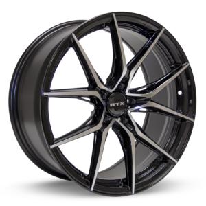 RTX® (R-Spec) - 082817 - Slick - Black Machined - 17x7.5 5x114.3 ET42 CB73.1